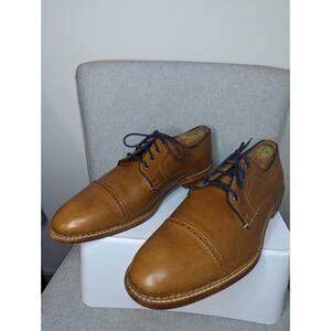 J and M Leather Wingtip Oxford Shoes